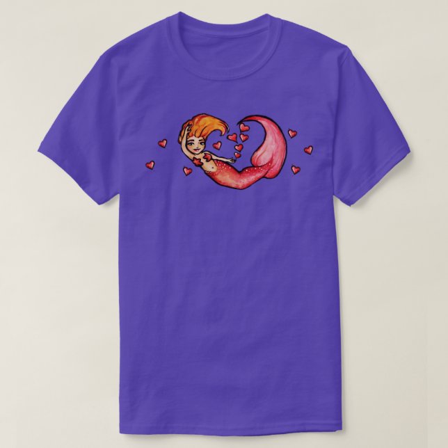 Camiseta Redhead Mermaid (Diseño del anverso)