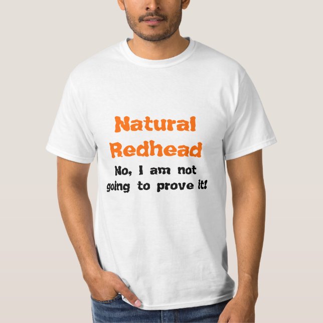 Camiseta Redhead natural (Anverso)