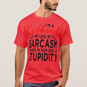 Camiseta Redhead Orud Funny diciendo pelo rojo