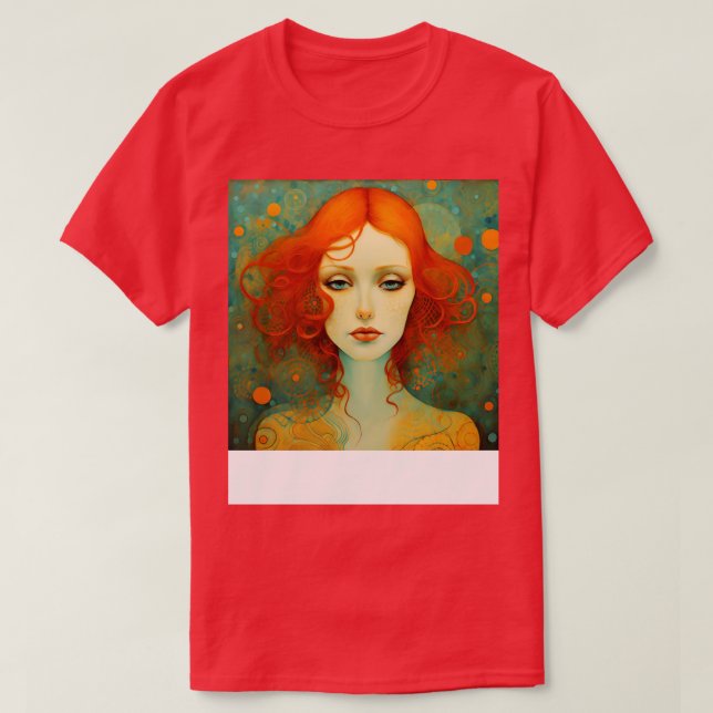 Camiseta Redhead surrealista 3 (Diseño del anverso)