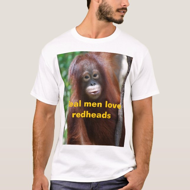 Camiseta Redheads reales del amor de los hombres (Anverso)
