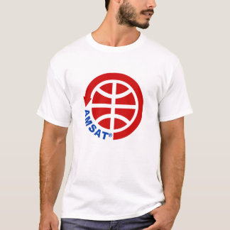 Camiseta redonda con logotipo AMSAT