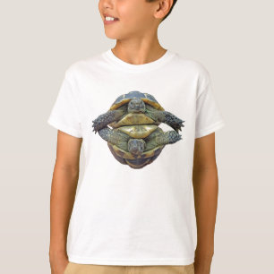 Camiseta redonda de la tortuga