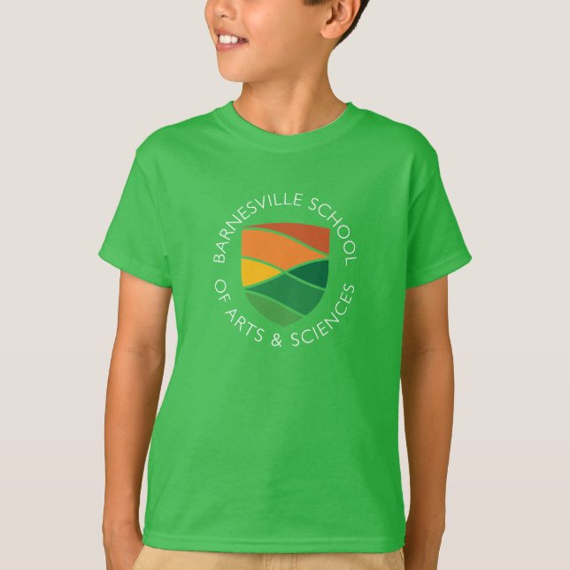 Camiseta redonda del logotipo (Anverso)