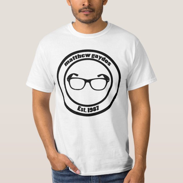 Camiseta redonda del logotipo (Anverso)