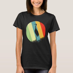 Camiseta Redondeo De Animales De Grúa Con Colores Retro
