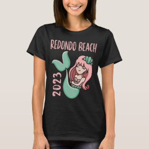 Camiseta Redondo Beach 2023 Vacation Cute Mermaid