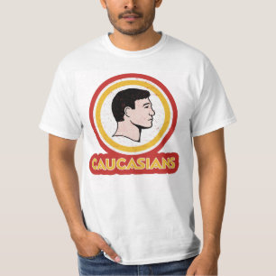 Camiseta "Redskins del caucásico de Washington - caucásicos