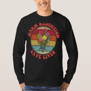 Camiseta Reducción de daño salva vidas Flores de Vibe Flora