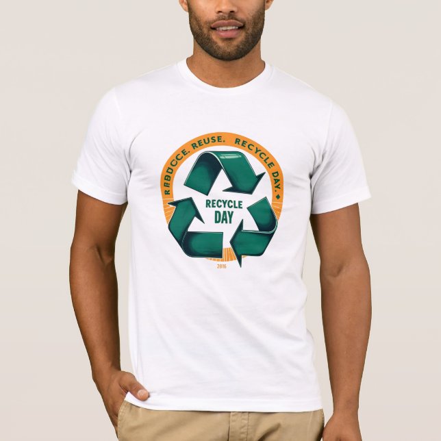 Camiseta Reduce Reuse Recycle Eco Tee (Anverso)
