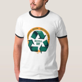 Camiseta Reduce Reuse Recycle Eco Tee
