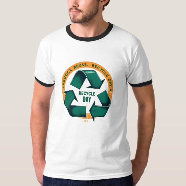 Camiseta Reduce Reuse Recycle Eco Tee (Anverso)