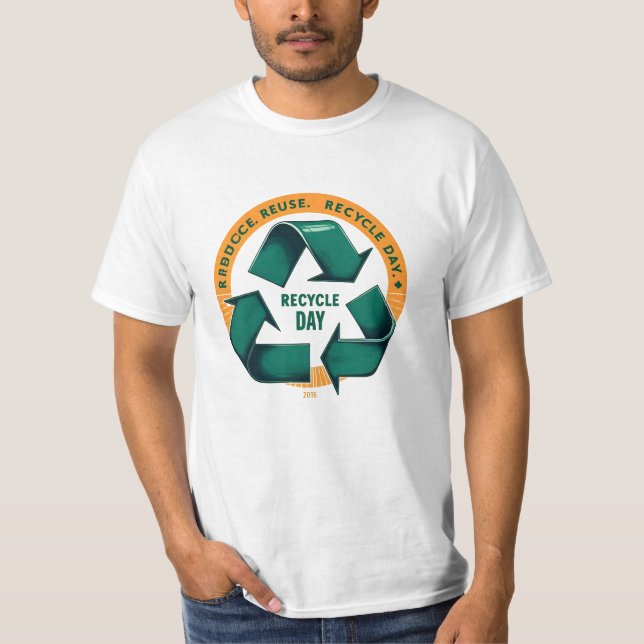 Camiseta Reduce Reuse Recycle Eco Tee (Anverso)