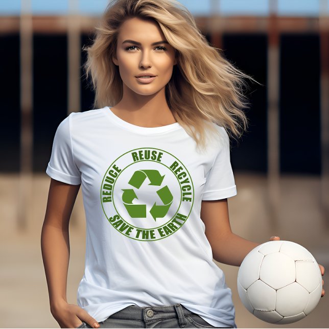 Camiseta Reducir el reciclaje de reutilización (Subido por el creador)
