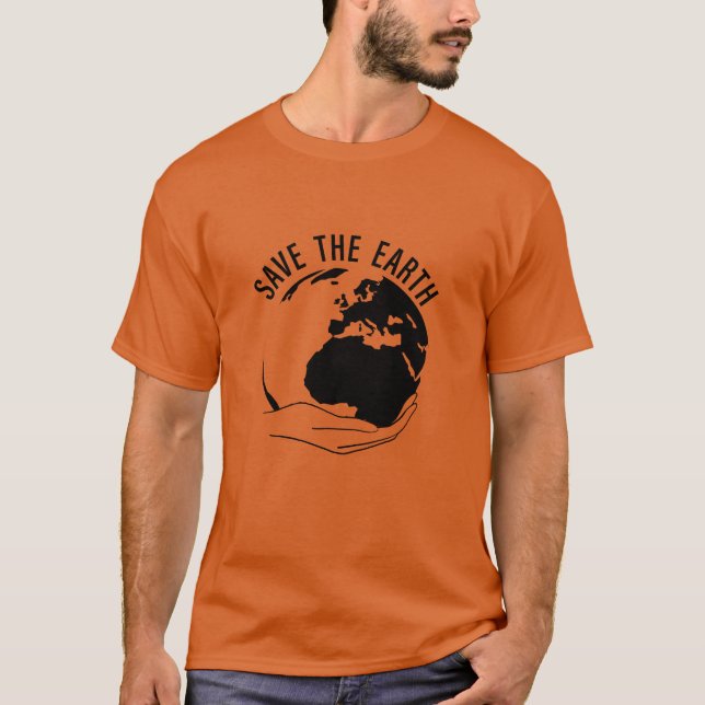 Camiseta Reducir el reciclaje de reutilización salvar la ti (Anverso)