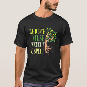 Camiseta Reducir la reutilización de la crisis climática am