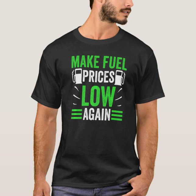 Camiseta Reducir los precios del combustible de nuevo la bo (Anverso)