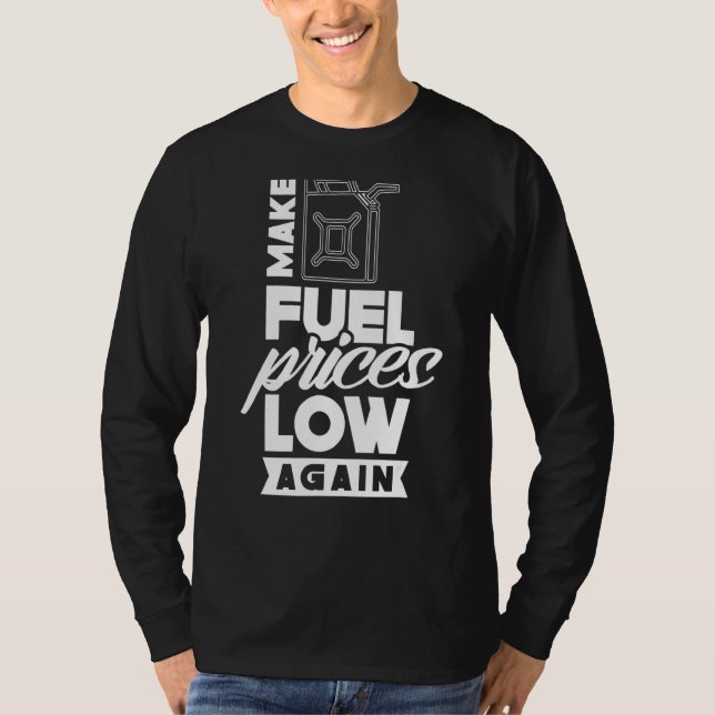 Camiseta Reducir los precios del combustible de nuevo la bo (Anverso)