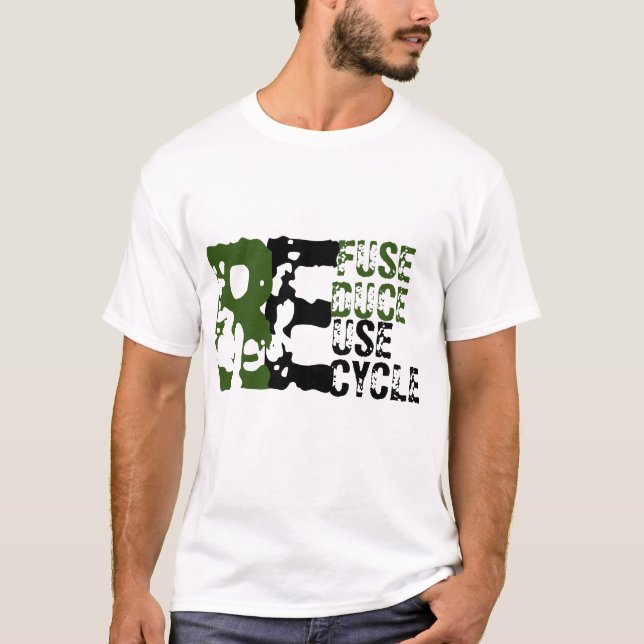 CAMISETA REDUCIR RECICLAR (Anverso)