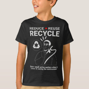 Camiseta Reducir, reutilizar, reciclar _ Protección ambient