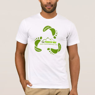 Camiseta Reduzca la reutilización reciclan "hecho en