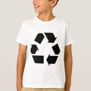 Camiseta Reduzca la reutilización reciclan la flecha 3R de