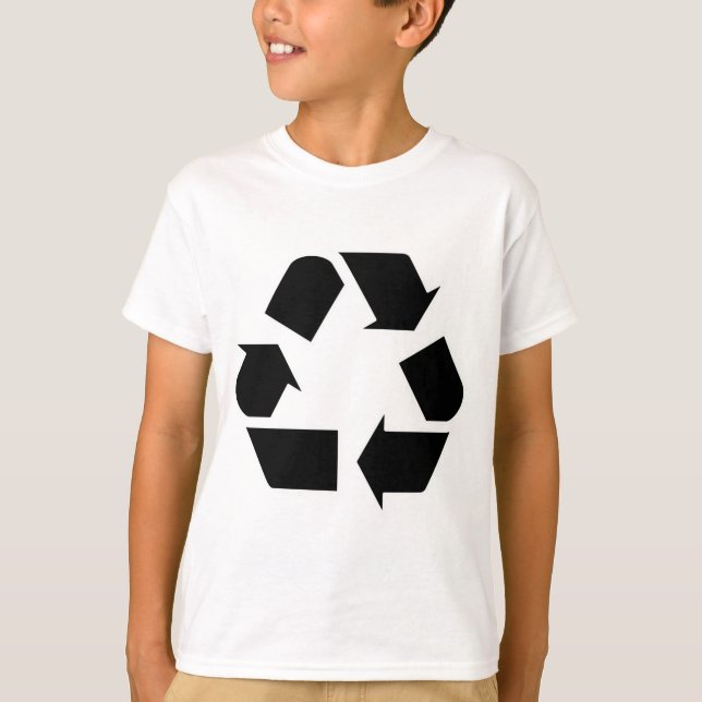 Camiseta Reduzca la reutilización reciclan la flecha 3R del (Anverso)