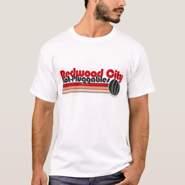 Camiseta Redwood City Pluggables caliente (Anverso)