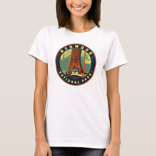 Camiseta Redwood National Park (Anverso)