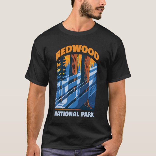 Camiseta Redwood Us National Park California (Anverso)