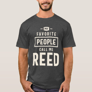 Camiseta Reed Mi Favorito - Nombre De Leche
