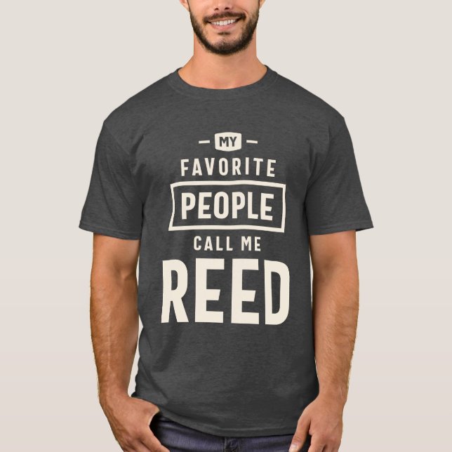 Camiseta Reed Mi Favorito - Nombre De Leche (Anverso)