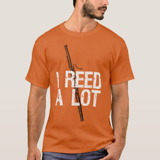 Camiseta Reedí mucho regalo divertido para fagotista broma