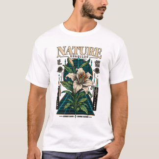 Camiseta Reedificaciones de la naturaleza botánica ciber vi