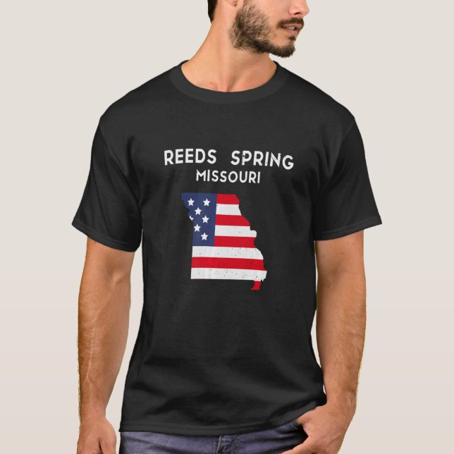Camiseta Reeds Spring Misuri Estados Unidos Viajar Mis (Anverso)