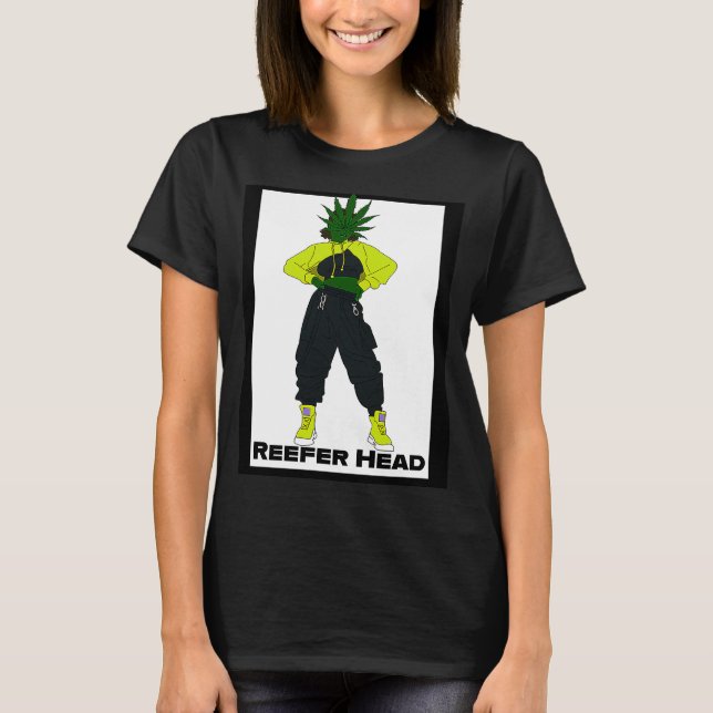 Camiseta Reefer Head Hiphop hembra (Anverso)