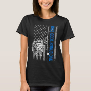 Camiseta Reel Cool Bonus Dad Hombres Amantes de la Pesca Ba