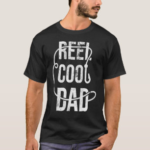 Camiseta Reel Cool Dad Anzuelo de Pesca y Snell Día del Pad