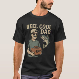 Camiseta Reel Cool Dad Chiste Divertido de Pesca 1