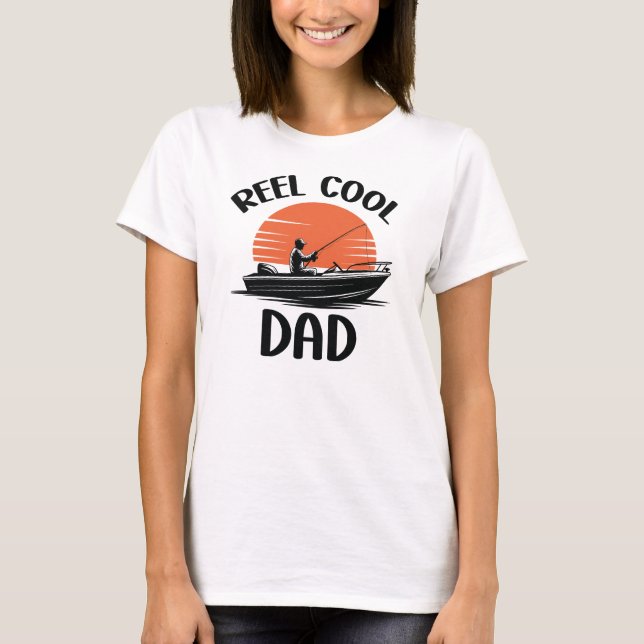 Camiseta Reel Cool Dad, Día del Padre  (Anverso)