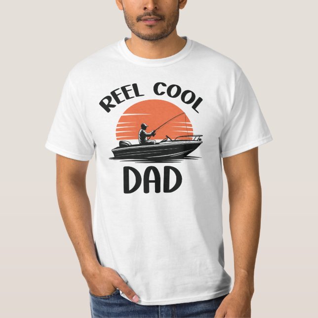 Camiseta Reel Cool Dad, Día del Padre  (Anverso)