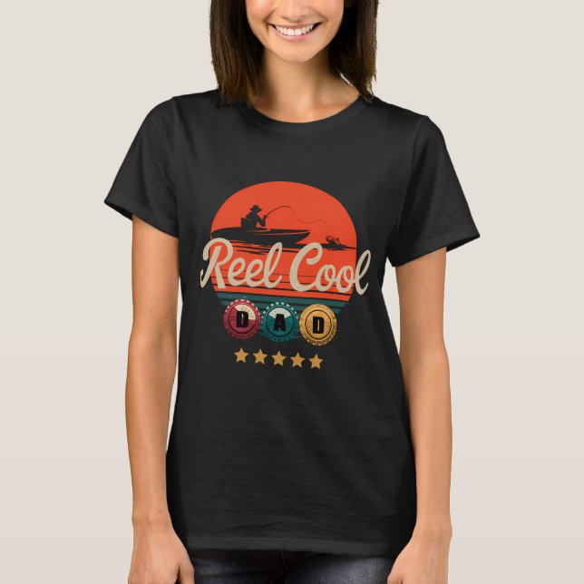 Camiseta Reel Cool Dad Fishing (Anverso)