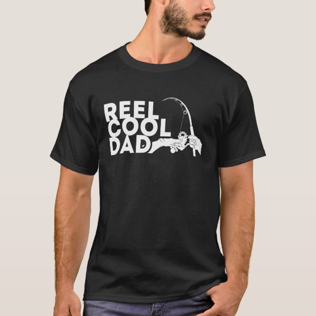Camiseta Reel Cool Dad Fishing (Anverso)