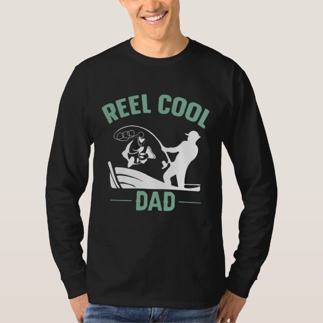 Camiseta Reel Cool Dad Fishing Rure Structure Spoon Papa Da (Anverso)