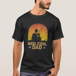 Camiseta Reel Cool Dad  Pescador Papá Día del Padre Pesca