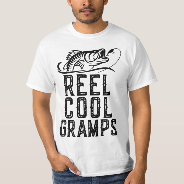Camiseta Reel Cool Gramps Fishing Funny Christmas Grandpa G (Anverso)