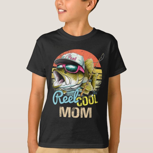 Camiseta Reel Cool Mom Funny Fishing Quotes For Uncle Women (Anverso)