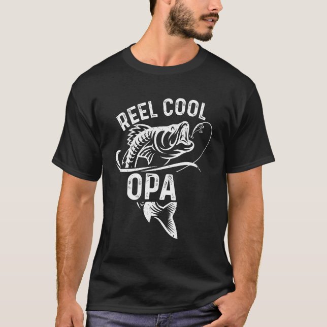 Camiseta Reel Cool OPA Fisherman Father s Day  Fishing (Anverso)