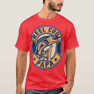 Camiseta Reel Cool Papa Fishing Dad Gifts Father's Day Fish