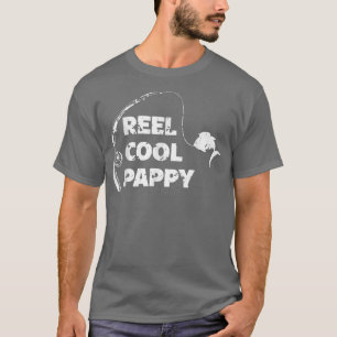 Camiseta Reel Cool Pappy Funny Grandpa Fathers Day Fishing 